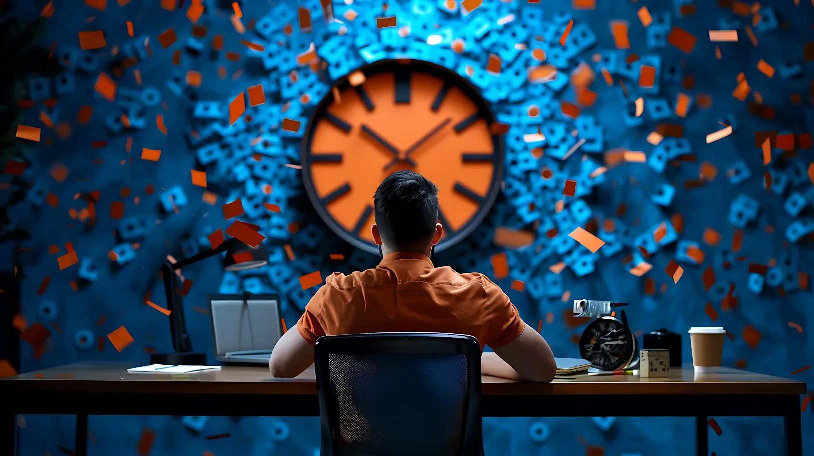 Developer analyzing system with clock for 5-week legacy app discovery sprint