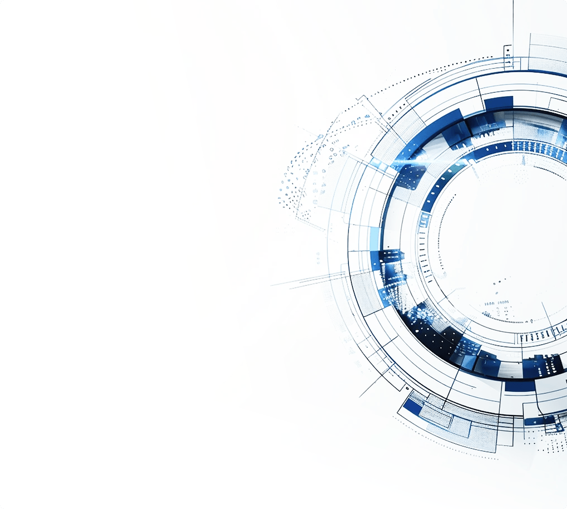 Technical circular graphic showing legacy application modernization services impact metrics
